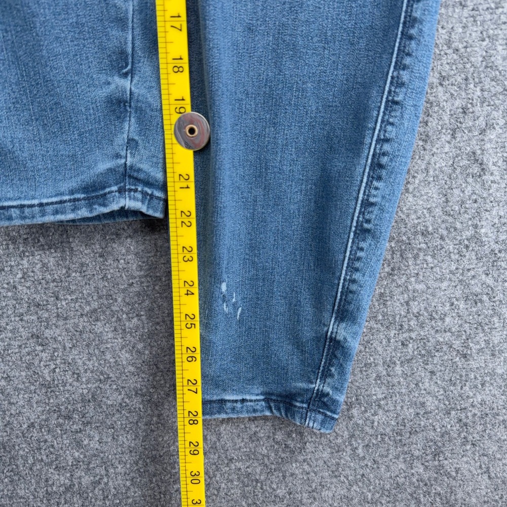 Judy Blue Skinny Fit Jeans Womens 14W Cotton Sorbtek Blue Distressed JB88615 MD - Picture 7 of 8